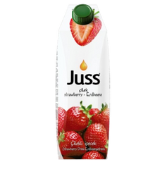 JUSS STRAWBERRY FRUIT DRINK 33.8 OZ (1000ML) (TETRA PACK) - Authentic Turkish & Mediterranean Food | TG Gourmet