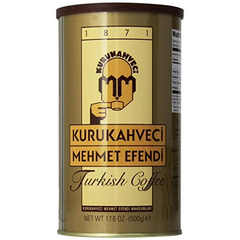 Kurukahveci Mehmet Efendi Turkish Coffee 17.6 oz (500g) Family Can | TG Gourmet
