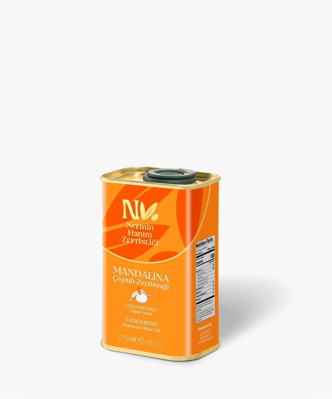 Premium Tangerine Infused Extra Virgin Olive Oil – 5.9 FL OZ 175ML