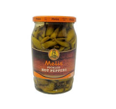 MELIS PICKLED HOT PEPPERS 720 ML (24.3 FL OZ) - Authentic Turkish & Mediterranean Food | TG Gourmet