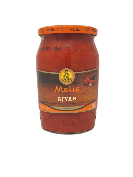 MELIS AJVAR 720 ML-Kosher (24.3 FL OZ) - Authentic Turkish & Mediterranean Food | TG Gourmet