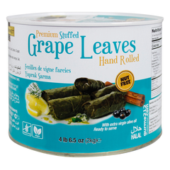 Gurme212 Premium Stuffed Grape Leaves 4 lb 6.5 oz Tray - Gathering Size | TG Gourmet