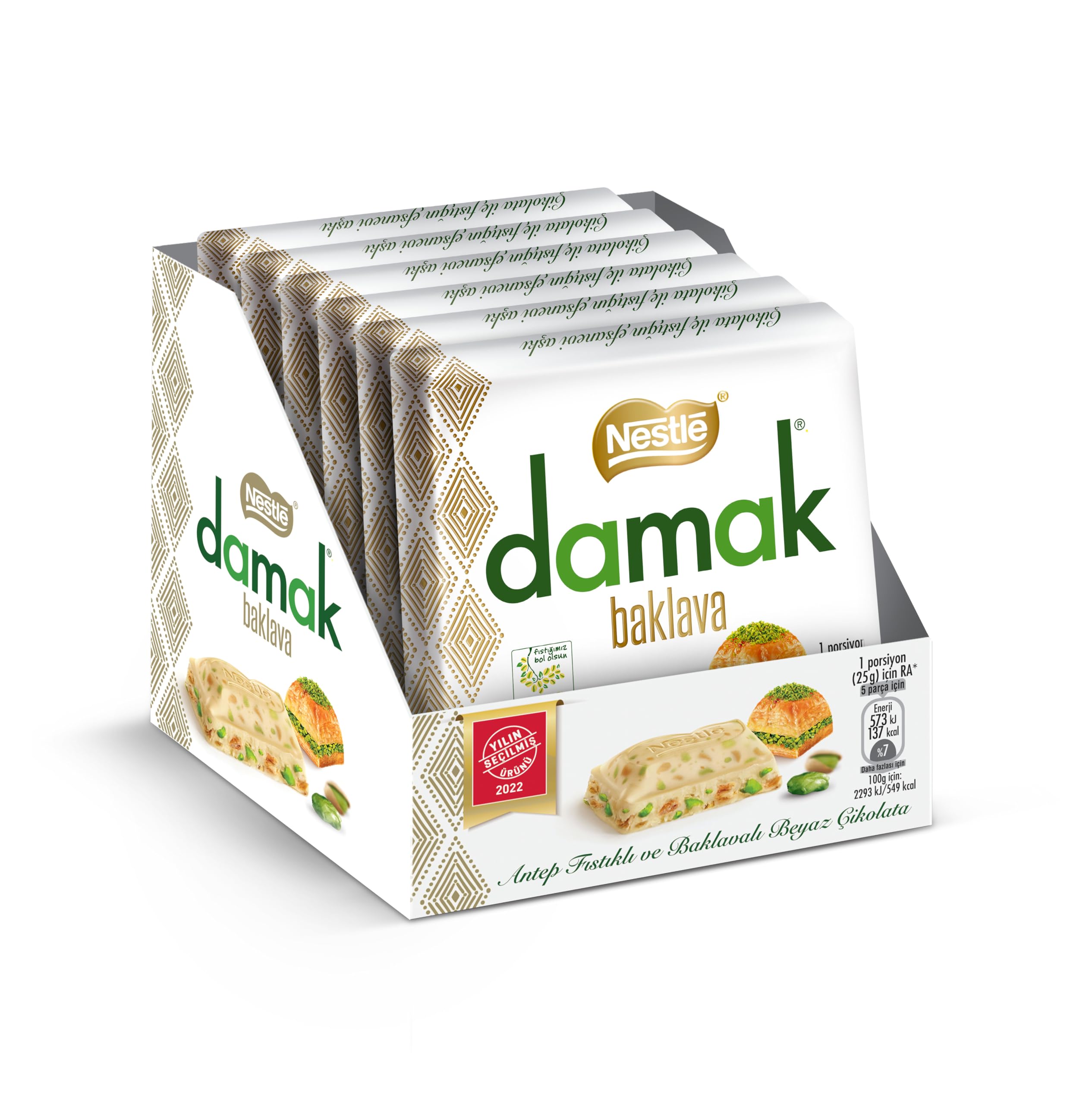 Nestlé Damak Baklava Square (6x60g) - Authentic Turkish & Mediterranean Food | TG Gourmet