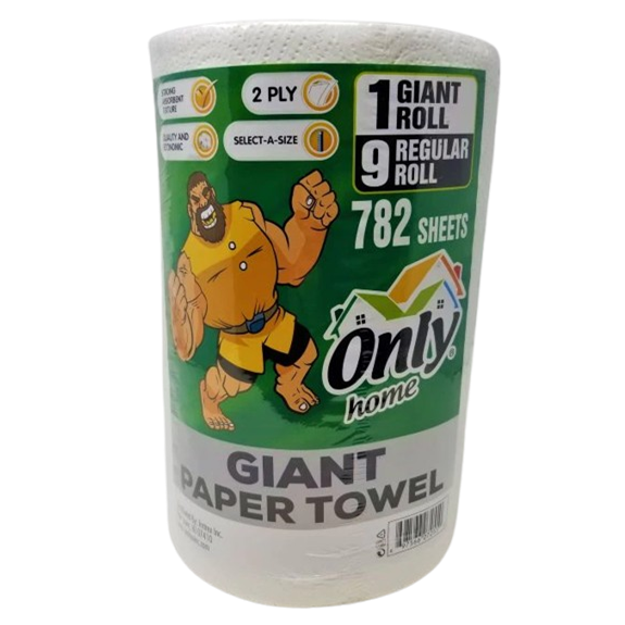 Only Paper Towels Giant Roll - The Kitchen Cleanup Workhorse | TG Gourmet