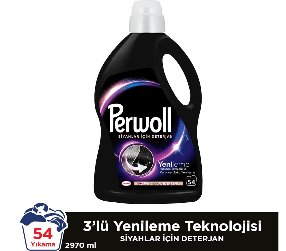 PERWOLL LIQUID DETERGENT FOR BLACK 2.97 LT (100oz) - TULUMBA