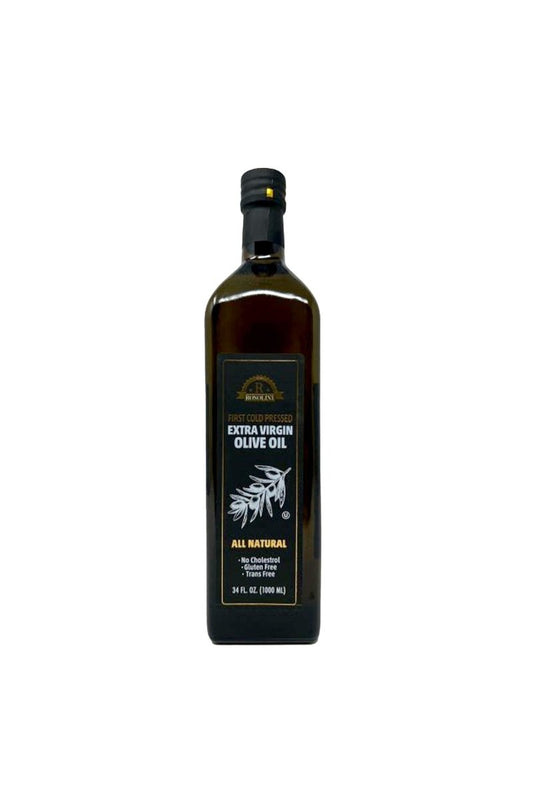 Rosolini Gold Extra Virgin Olive Oil 34 fl oz (1 L) Glass Bottle | TG Gourmet