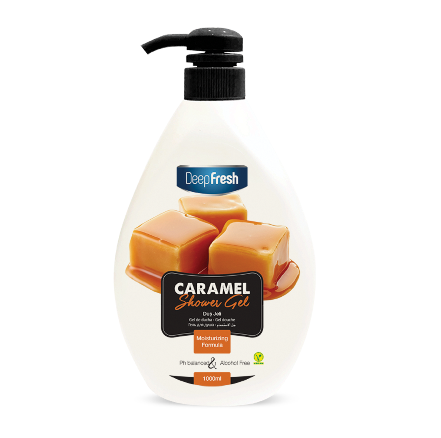 DEEPFRESH SHOWER GEL 34 OZ CARAMEL - Authentic Turkish & Mediterranean Food | TG Gourmet