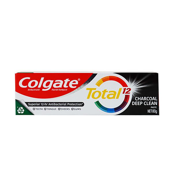 Colgate Total Whitening Charcoal Toothpaste, 3.3 oz - TULUMBA