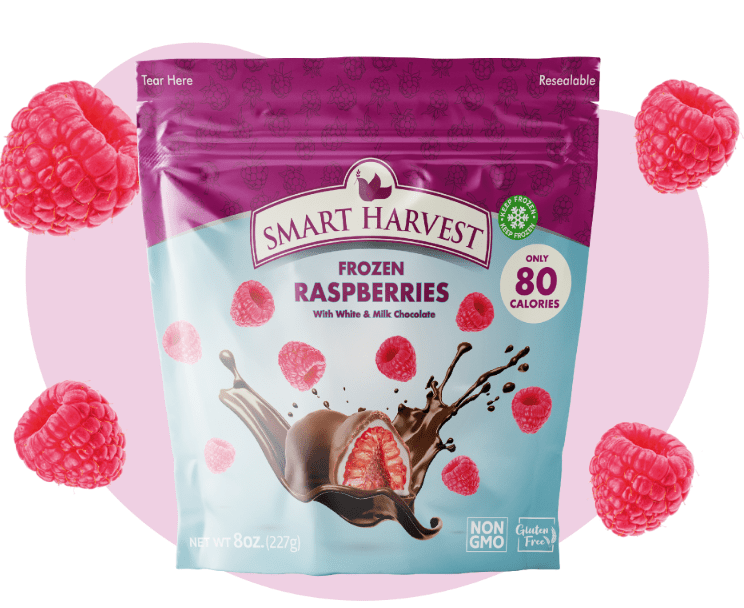 Smart Harvest Chocolate Covered Raspberries 8oz - TULUMBA