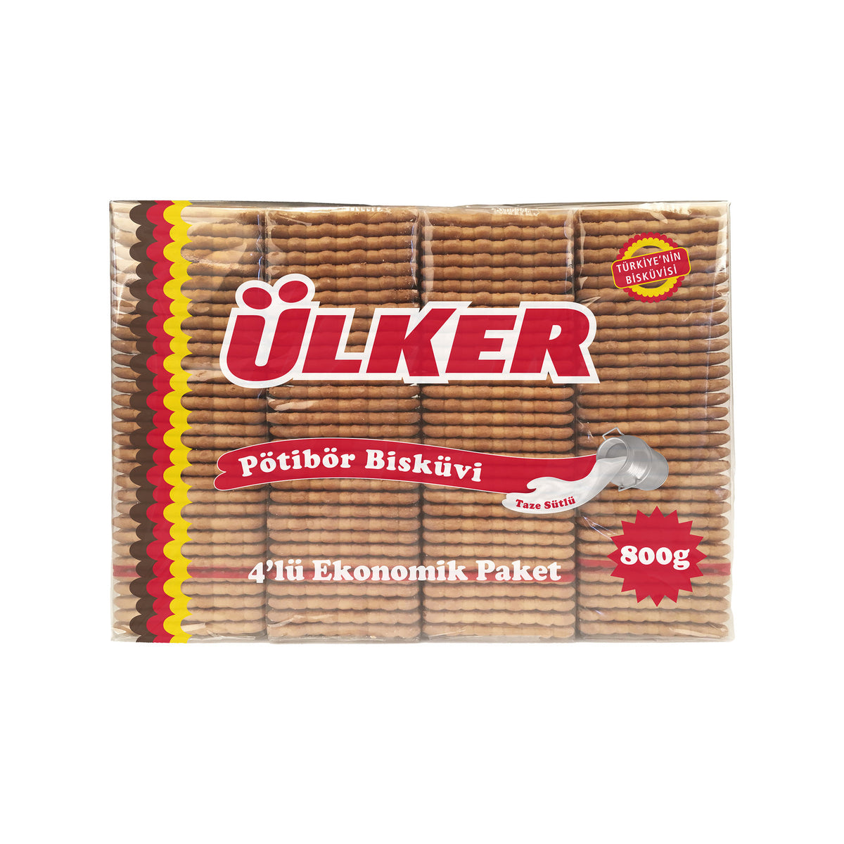 Ulker Potibor Biscuits 28.2 oz (800 g) (Pack of 4) x 6 pcs - Authentic Turkish & Mediterranean Food | TG Gourmet