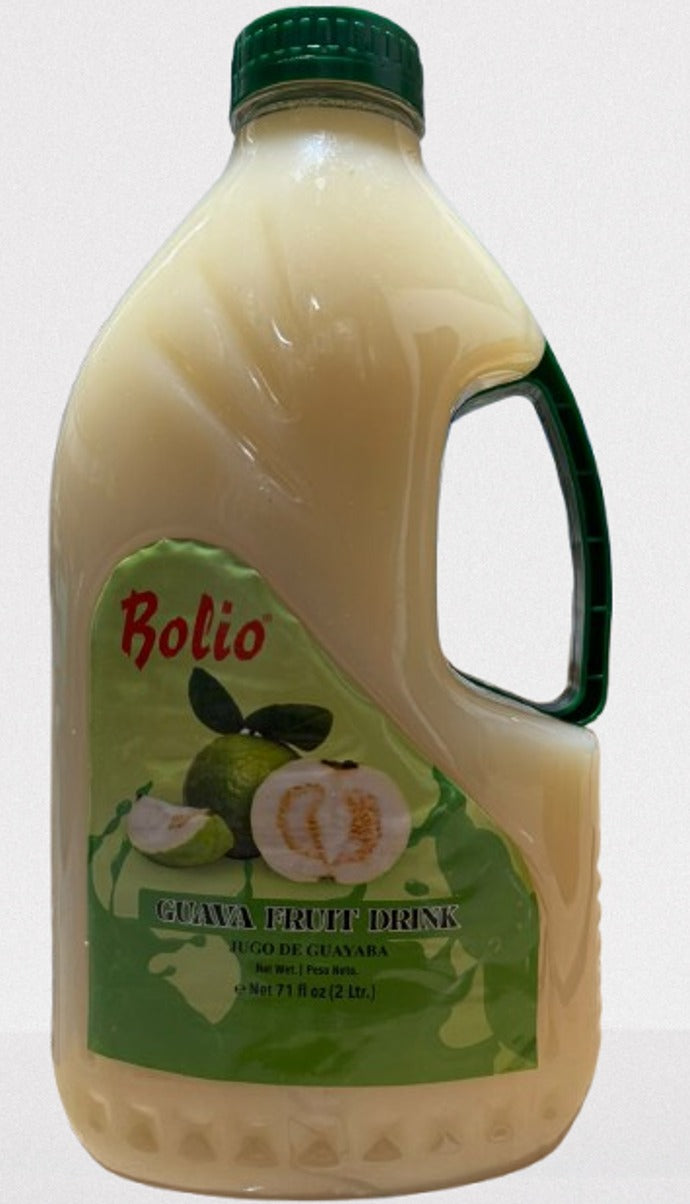 Bolio Guava Fruit Drink 71 fl oz (2.1 L) Party Bottle - Tropical Pour | TG Gourmet