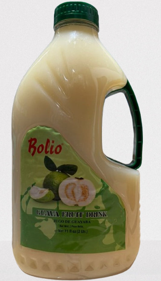 Bolio Guava Fruit Drink 71 fl oz (2.1 L) Party Bottle - Tropical Pour | TG Gourmet