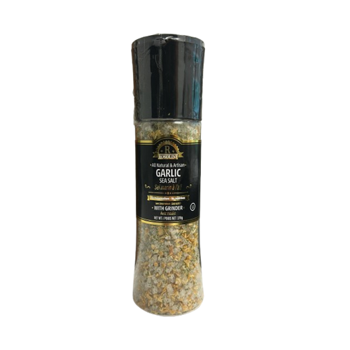 K - Rosolini Grinder 9.52 oz (270GR) Garlic Sea Salt - Authentic Turkish & Mediterranean Food | TG Gourmet
