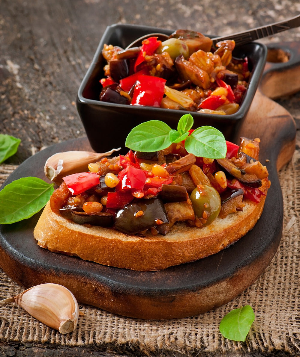 Gourmet212 Bruschetta Eggplant And Pepper - Authentic Turkish & Mediterranean Food | TG Gourmet