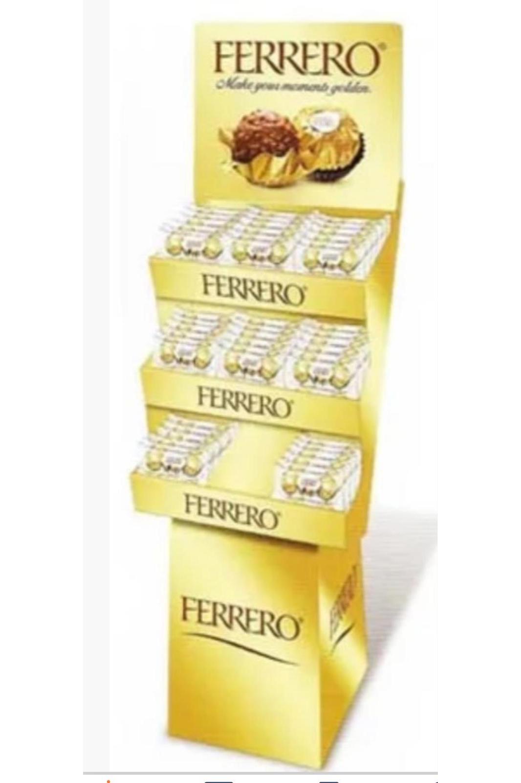 Ferrero Rocher 3CT - Total 96 Units Seasonal Chocolate Candy Display