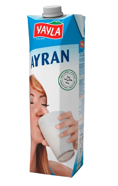 Yayla Ayran 33.8 fl oz Tetra Pack - Authentic Turkish & Mediterranean Food | TG Gourmet