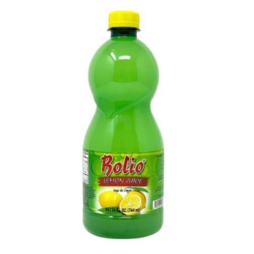 Bolio Lemon Juice 26 fl oz (750 ml) Small Bottle - Squeeze-Free Citrus | TG Gourmet