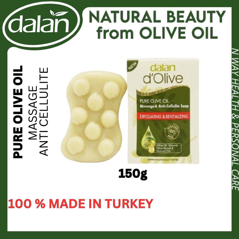 d'Olive MASSAGE & CELLULITE Soap | 5.3oz(150g) - Authentic Turkish & Mediterranean Food | TG Gourmet