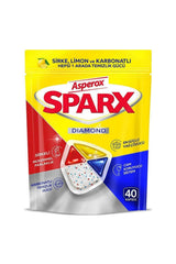 Asperox Sparx Diamond Dishwasher Capsule 40 Unit x 6 CS