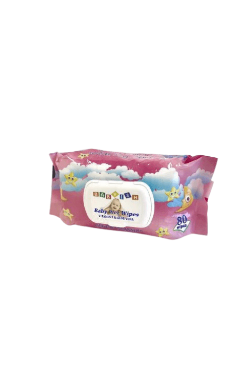 Babyish Wet Towel Wipes White 80 ct