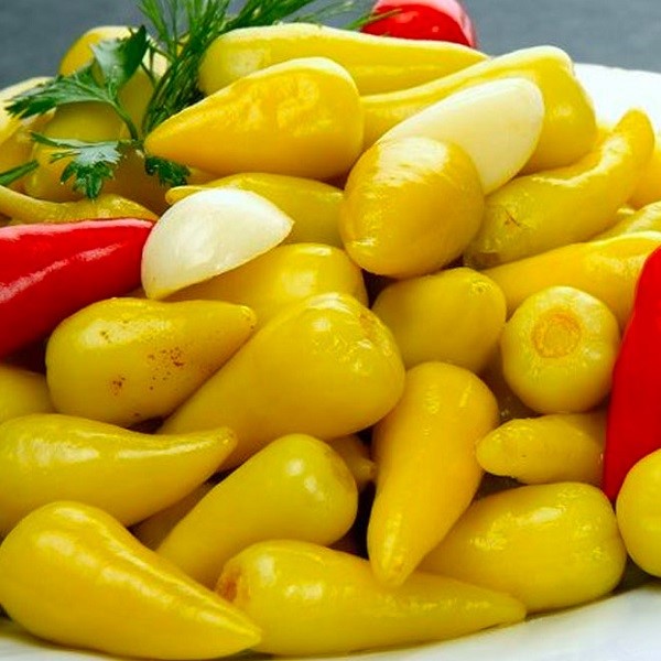 MELIS PICKLED BABY PEPPERS 720 ML (24 FL OZ) - Authentic Turkish & Mediterranean Food | TG Gourmet