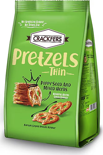 Bifa Crackfers Pretzel Mix Flavored 5.29 oz - Authentic Turkish & Mediterranean Food | TG Gourmet