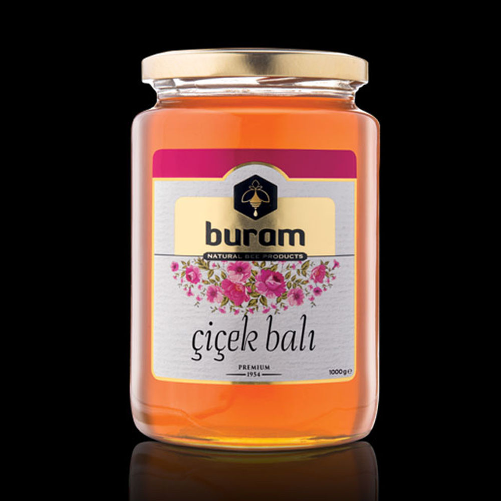 Buram Blossom Honey 5 lb (2270g) Squeeze Bottle