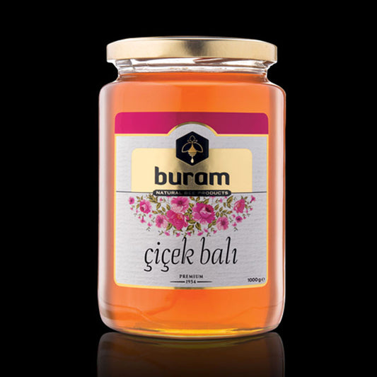 Buram Blossom Honey 5 lb (2270g) Squeeze Bottle