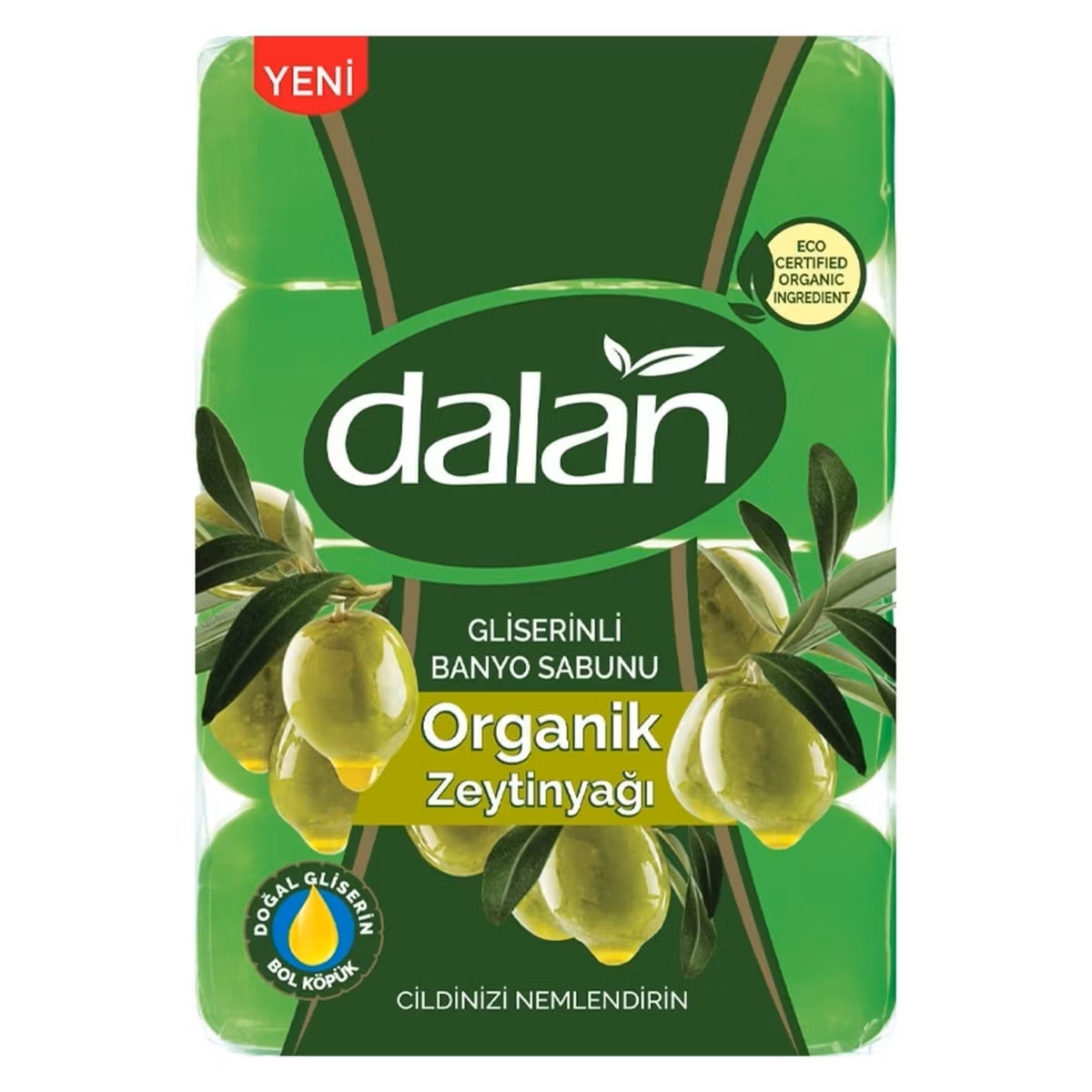 Dalan Bath Soap Green 150gr X 4 - Authentic Turkish & Mediterranean Food | TG Gourmet