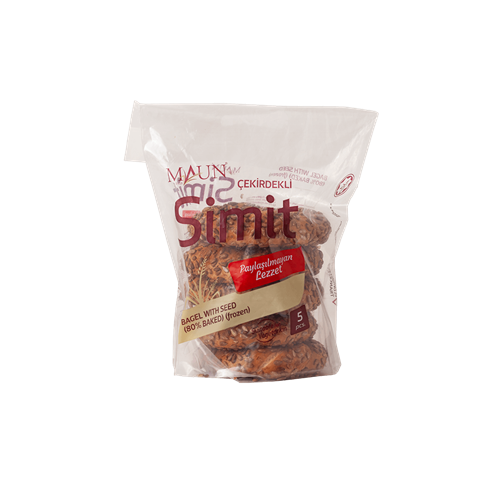 Maun Plain Bagel 110gr x 5 pcs - Authentic Turkish & Mediterranean Food | TG Gourmet