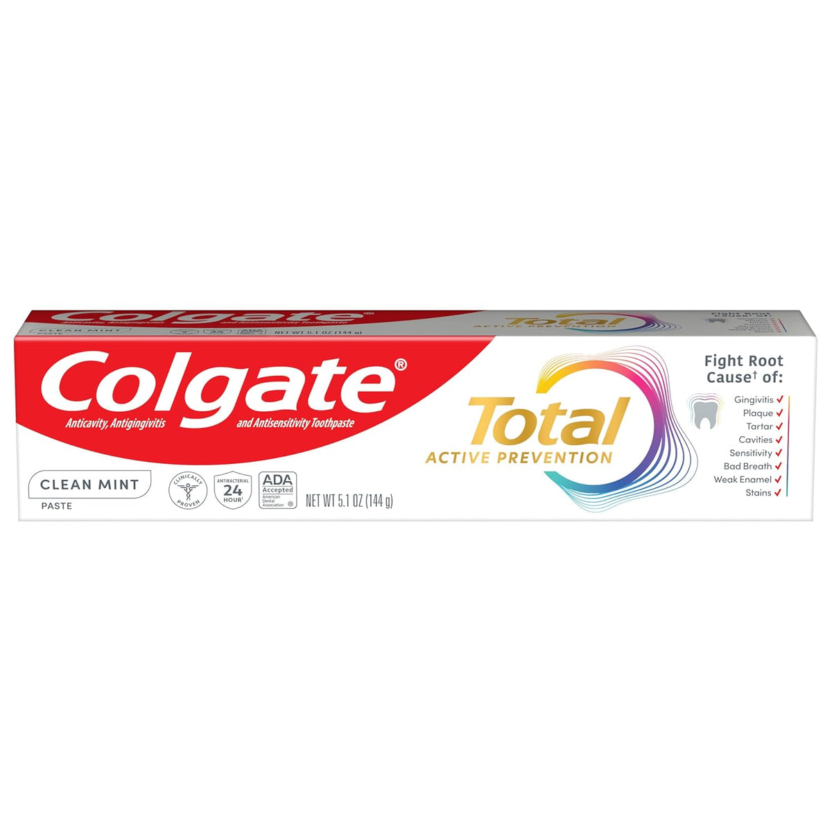 Colgate Total Clean Mint Toothpaste 5.1 oz (144 g)