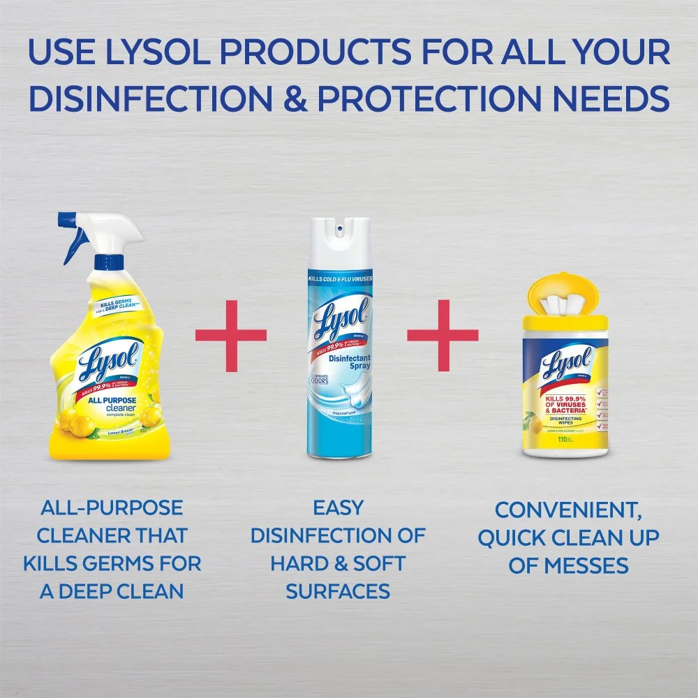 Lysol All-Purpose Cleaner Lemon 32 fl oz - Authentic Turkish & Mediterranean Food | TG Gourmet