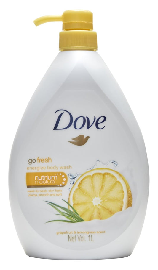 Dove Body Wash Go Fresh Energize with Pump 33.8 fl oz (1000 ml)