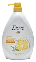 Dove Body Wash Go Fresh Energize with Pump 33.8 fl oz (1000 ml)