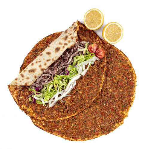 Lahmacun Skinny Crust G. Beef Flatbread (Mild) – 4 pcs - Authentic Turkish & Mediterranean Food | TG Gourmet
