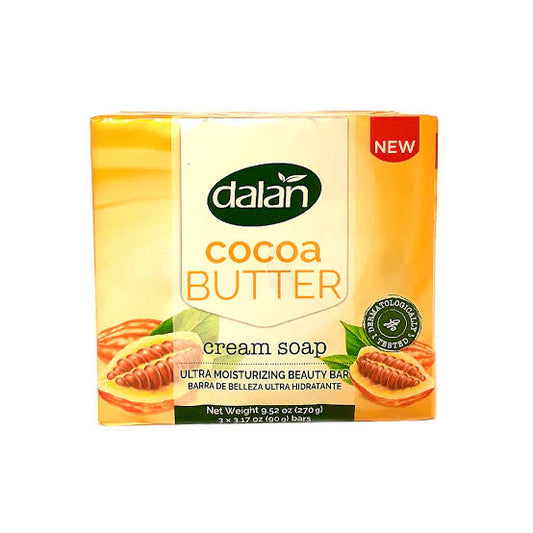 Dalan Cocoa Butter Cream Bar Soap 3.2 oz (90g) Bar - Rich Velvety Lather | TG Gourmet
