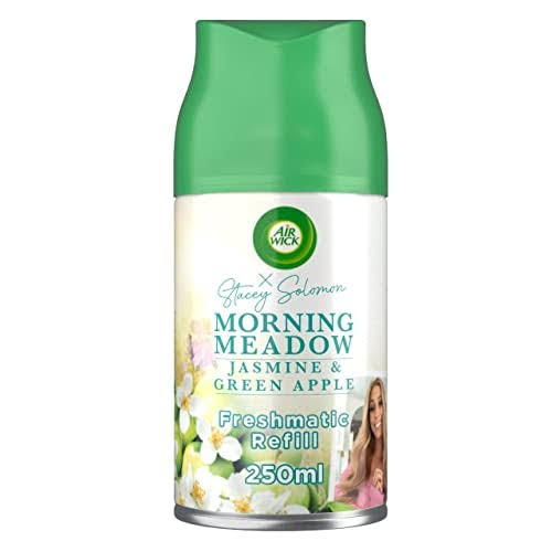Air Wick Freshmatic Automatic Spray Refill - Morning Meadow Jasmine & Green Apple, 8.45 oz (250ml)
