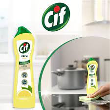 CIF Cream Cleanser 500 ML 17 oz LEMON - Authentic Turkish & Mediterranean Food | TG Gourmet