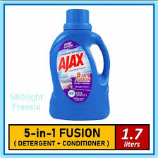 AJAX LIQUID LAUNDRY DETERGENT 5 IN 1 FUSION MIDNIGHT FRESSIA 60 OZ - Authentic Turkish & Mediterranean Food | TG Gourmet