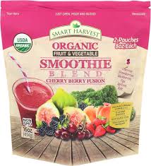 Smart Harvest Smoothie Blend Organic Cherry Berry Fusion 16oz (2 pack*8 oz) - TULUMBA