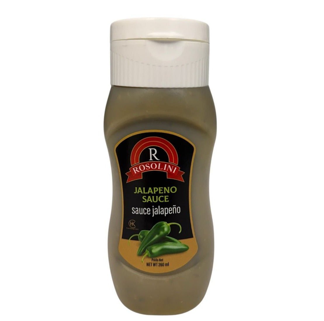 ROSOLINI JALAPENO SAUCE 9.17 OZ (260GR) SQZ BOTTLE - Authentic Turkish & Mediterranean Food | TG Gourmet