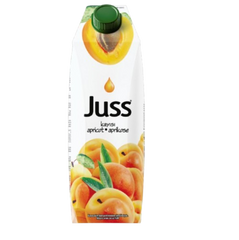 Juss Apricot Fruit Juice Tetra Pack 33.8 fl oz (1000ml) - Authentic Turkish & Mediterranean Food | TG Gourmet
