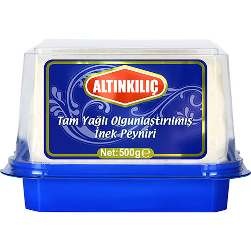 Altinkilic Ezine Classic Full Fat Matured Cow Cheese 17.6 oz (500g) - Authentic Turkish & Mediterranean Food | TG Gourmet