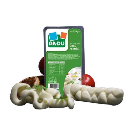 AKDU BRAIDED CHEESE ( örgü peyniri ) 200GR - Authentic Turkish & Mediterranean Food | TG Gourmet