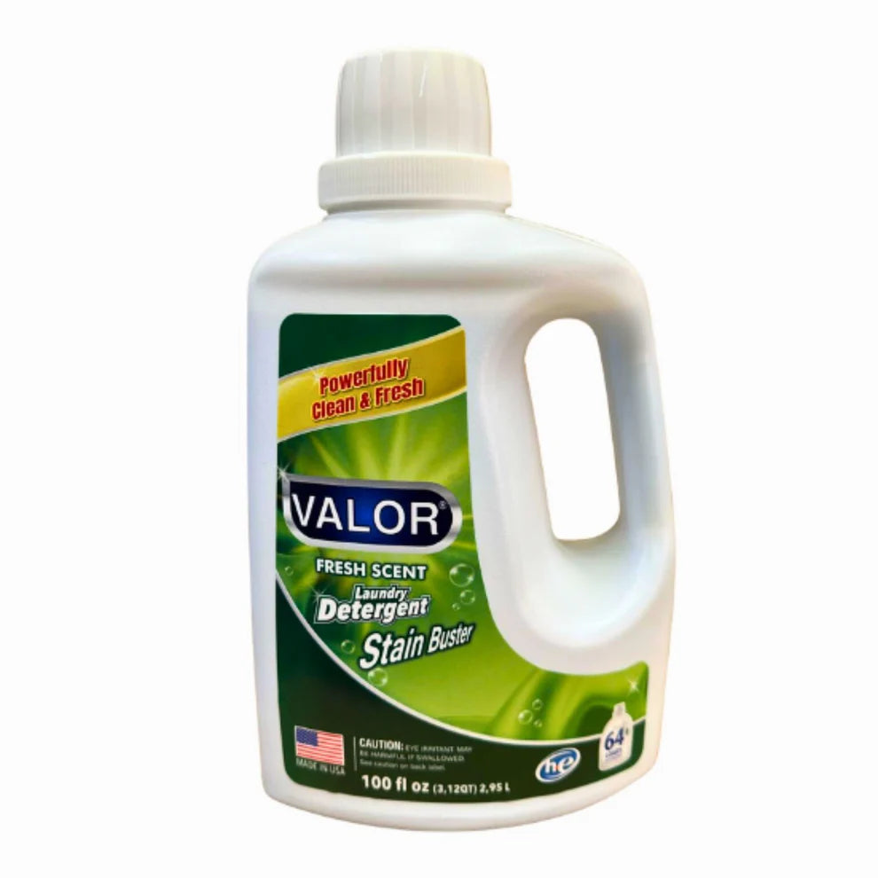 Valor Laundry Detergent Fresh Scent 100 fl oz Value Jug Supply | TG Gourmet