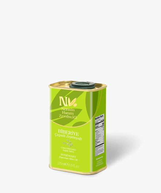 Premium Rosemary Infused Olive Oil - Nermin Hanim Artisan EVOO, 5.9 Fl Oz (175ml) - TGGOURMET