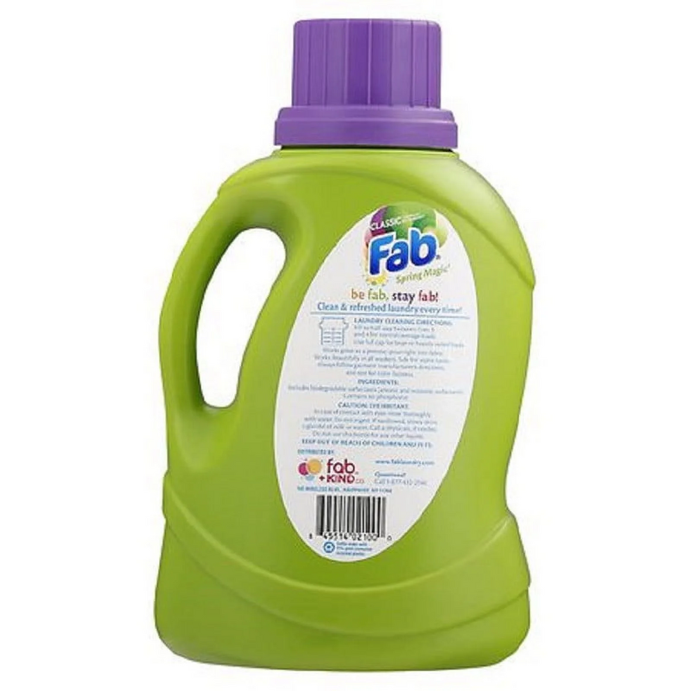 Fab Laundry Detergent - Spring Magic 40 Oz - Authentic Turkish & Mediterranean Food | TG Gourmet