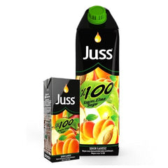 JUSS %100 APRICOT/APPLE JUICE 33.8 OZ (1000ML) (TETRA PACK) - Authentic Turkish & Mediterranean Food | TG Gourmet