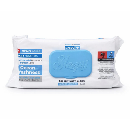 Sleepy Easy Clean Ocean Wet Wipes 100 ct