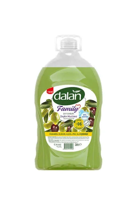 DALAN FAMILY OLIVE GLYCERINE LIQUID SOAP REFILL 3lt
